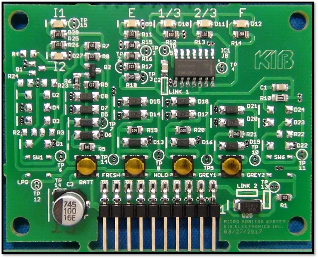 SUBPCBM121 – AM.TECH COMP Tank Monitor System Circuit Board, For M121 Model Tank Monitor Panel